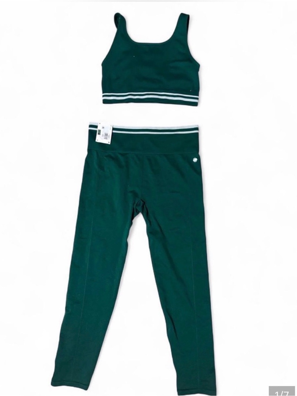 Forest Green Athletic Set - Sports Bra & Leggings